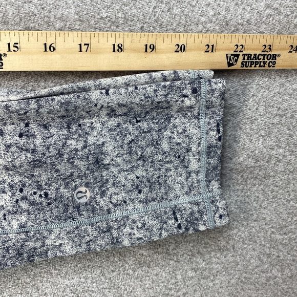 Lululemon speed up crop 21” luxtreme Antiqued Alpine white multi running - Picture 11 of 12